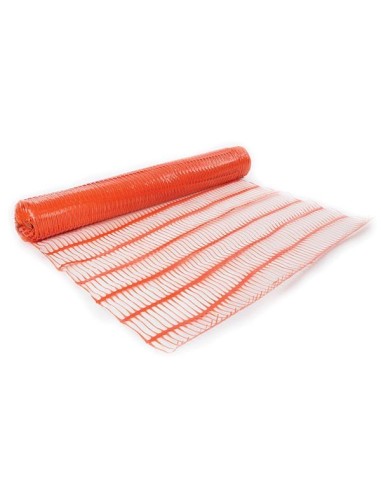 RED DE SEGURIDAD PARA OBRAS - 1 x 50 m - COLOR NARANJA