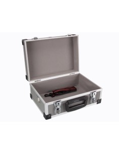 VALISE À OUTILS EN ALUMINIUM - 320 x 230 x 155 mm - GRIS 2