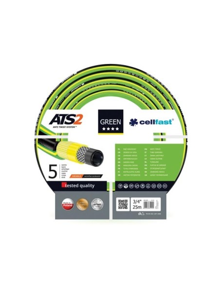 CELLFAST - TUYAU D'ARROSAGE - GREEN ATS2™ - 3/4" - 25 m