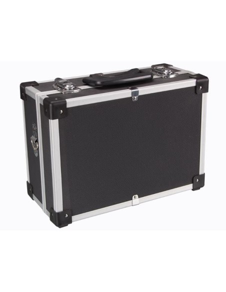 VALISE À OUTILS EN ALUMINIUM - 320 x 230 x 155 mm - NOIR
