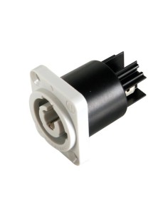 NEUTRIK - POWERCON, 3-POLIGER CHASSISSTECKER, GRAU,...