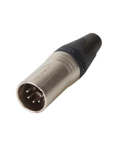 NEUTRIK - CONNECTEUR XLR, 5 POINTS MÂLE, ARGENTÉ, NICKEL