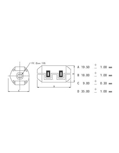 FILTER FÜR KABEL Ø9.0mm