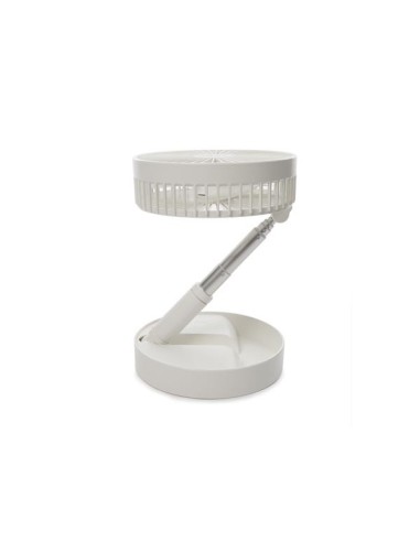 VENTILATEUR DE TABLE - ABS - Ø 19.7 cm - BLANC