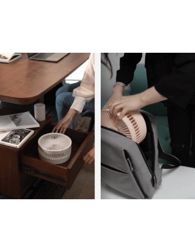 TABLE FAN - ABS - Ø 19.7 cm - WHITE