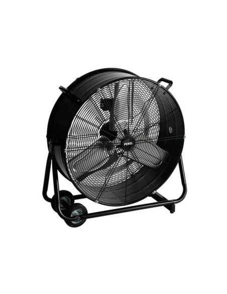 FLOOR FAN - DRUM - METAL - Ø 60 cm - BLACK