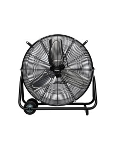 VLOERVENTILATOR - DRUM - METAAL - Ø 60 cm - ZWART 2