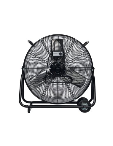 FLOOR FAN - DRUM - METAL - Ø 60 cm - BLACK