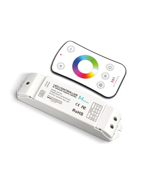 CONTRÔLEUR LED RGBW - AVEC TÉLÉCOMMANDE RF