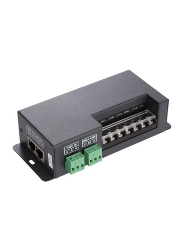 HOOGVERMOGEN DMX-CONTROLLER VOOR LEDSTRIPS - 4...
