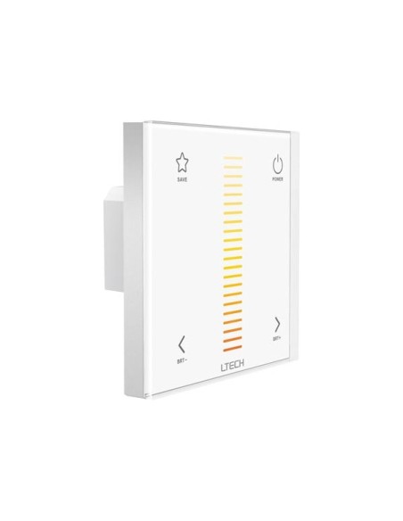 MEHRZONEN-SYTEM - TOUCHPANEL DIMMER ZUR AUSWAHL DER FARBTEMPERATUR - DMX / RF