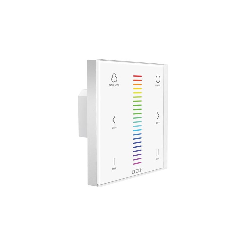 MEHRZONEN-SYSTEM - BEDIENFELD-DIMMER FÜR RGB-LED-STREIFEN - DMX / RF
