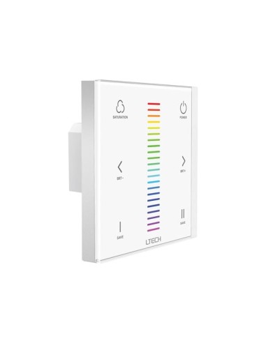 MULTI-ZONE SYSTEM - RGB LED TOUCH PANEL DIMMER - DMX / RF