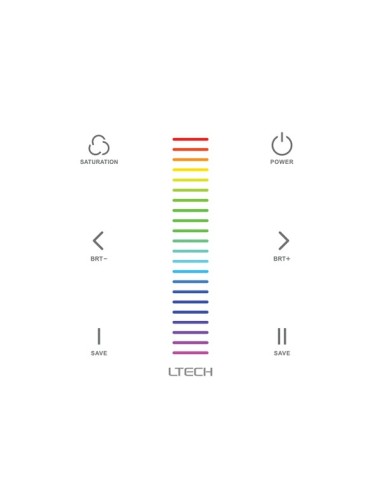 MULTI-ZONE SYSTEM - RGB LED TOUCH PANEL DIMMER...