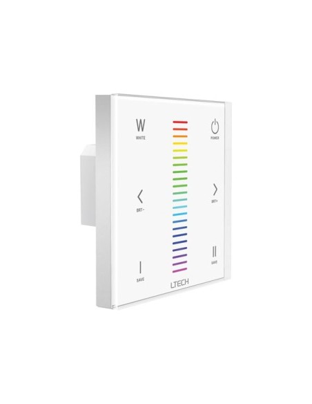 MEHRZONEN-SYSTEM - RGBW-LED TOUCHPANEL DIMMER - DMX / RF
