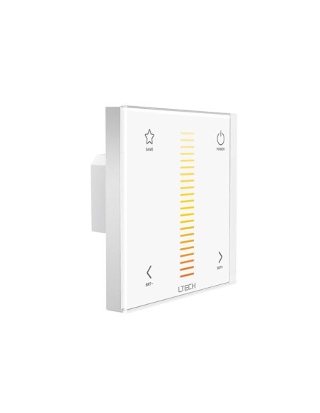 Colour temperature LED dimmer with touch panel