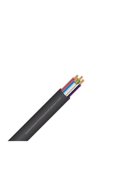 RGBW-KABEL VOOR LEDSTRIPS - 5-ADERIG - 100 m (4 x 0.5 mm² + 1 x 0.75 mm²)