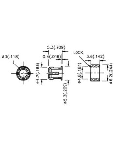 CLIPS POUR LED 3mm (2pcs) 2