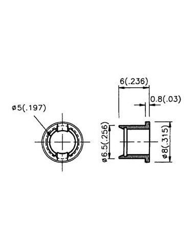 FASSUNG FÜR 5 mm LED-LAMPEN -