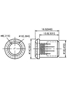 MONTAGECLIP VOOR LED 8mm (1 st.) 2