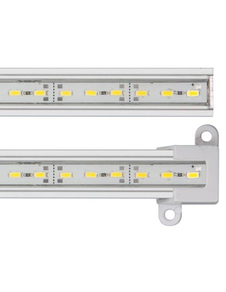BARRETTE À LED RIGIDE - HAUTE LUMINOSITÉ - 89 CM - BLANC CHAUD