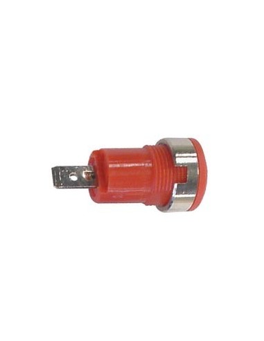 HEMBRILLA 4mm FASTON IEC1010 - ROJA