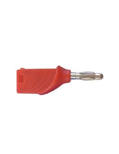 BANANA PLUG 4mm STACKABLE - RED