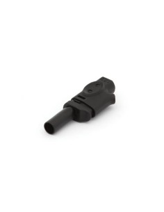 BANANENSTECKER 4 mm IEC1010 STECKBAR - SCHWARZ