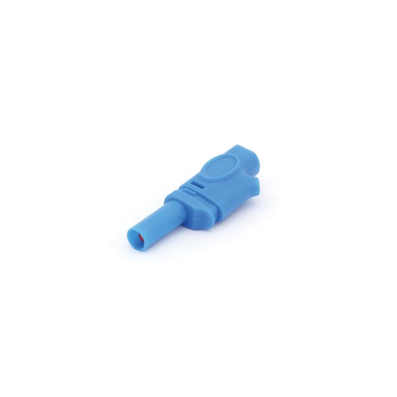 IEC1010 BANANA PLUG 4mm STACKABLE - BLUE
