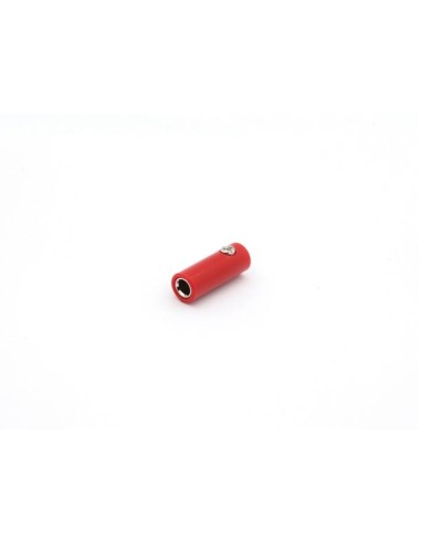 FEMALE BANANA PLUG SCREW CONNECTOR - RED