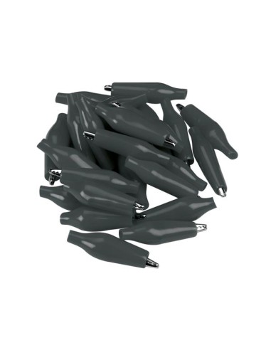 ISOLIERTE ABGREIFKLEMME 27 mm - SCHWARZ