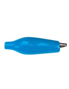 ALLIGATOR CLIP WITH BOOT 27mm - BLUE