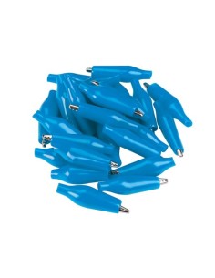 GEISOLEERDE KROKODILLENKLEM 27mm - BLAUW 2