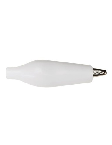 PINZA COCODRILO AISLADA 27mm - BLANCA