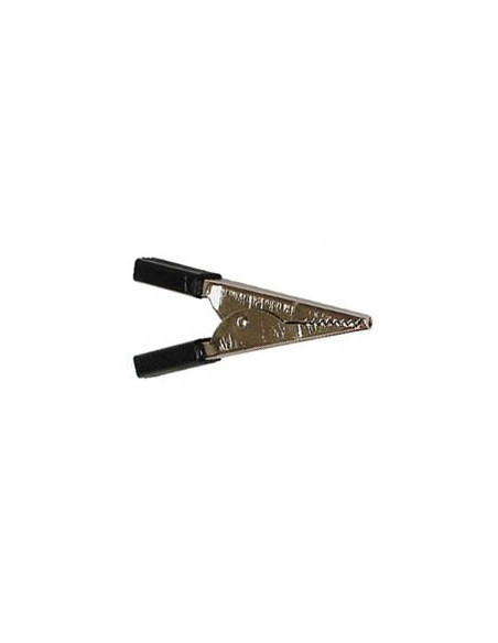 ALLIGATOR CLIP NO BOOT 50mm - BLACK