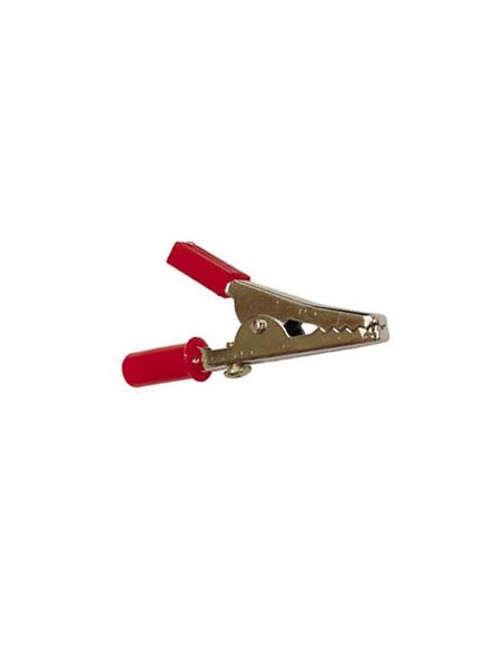 ALLIGATOR CLIP 55mm WITH SCREW - RED