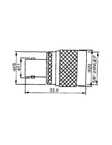 N-STECKER / BNC-BUCHSE