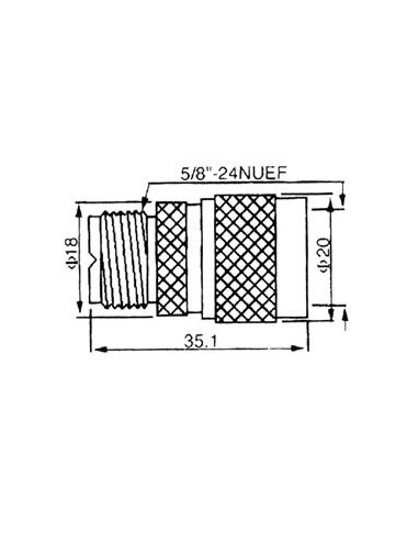 N-STECKER / PL-BUCHSE
