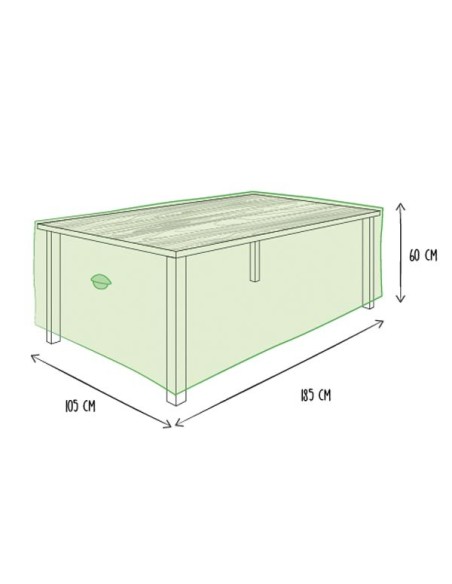 Outdoor cover for table up to 180 cm