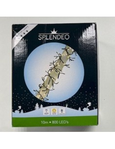 Extreme density lightchain - 800 lamps - warm white LED -...