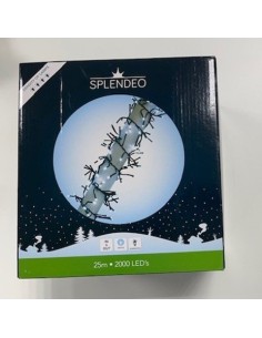Extreme density lightchain - 2000 leds - wit - zwarte...