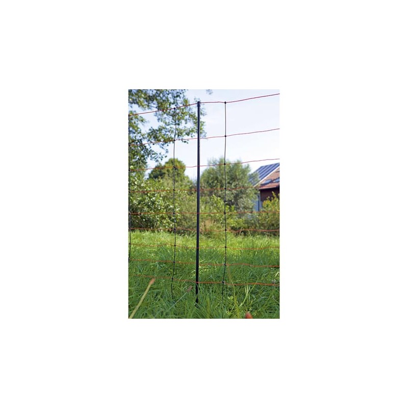 TitanNet 108 cm, single prong, black posts, vertical struts, 50M