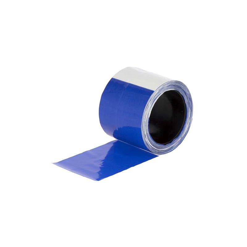 Herd Protect Band Blue/White, Blocked, 80 mm, 100 m Roll