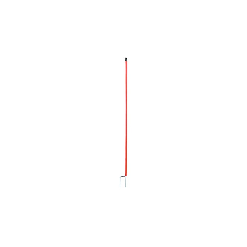 Vervangende paal OviNet 90cm, dubbele pen, rood