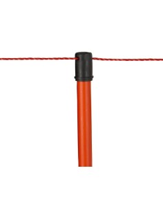 OviNet 90 cm, single prong, orange, red posts, electrif,... 2