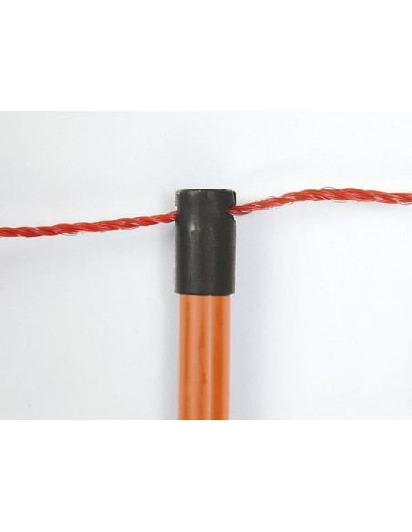 OviNet 90 cm, single prong, orange, red posts, electrif, 50 m