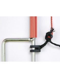 OviNet 90 cm, double prong, orange, red posts, electrif ,... 2