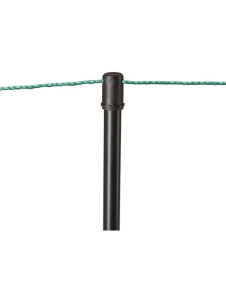 Ovi Net groen 108cm - 50 meter Dubbele pen, zwarte palen