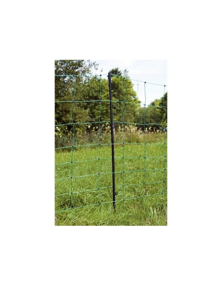 OviNet, 108 cm, double prong, green, black posts, electrif.