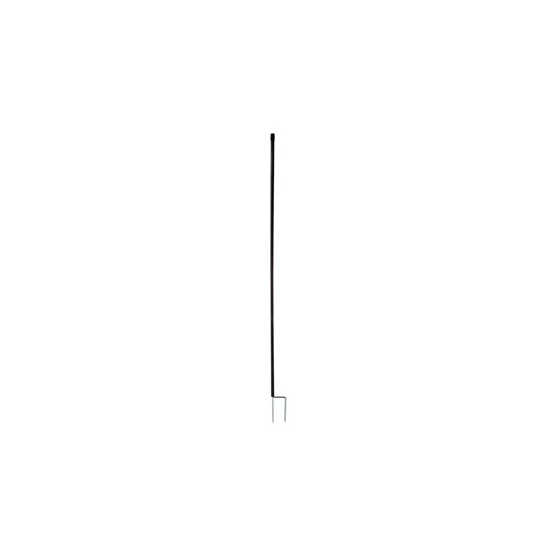 Spare post, double prong, 108 cm, black, for Titan 27214